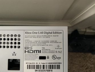Xbox One S All-Digital Edition 1681