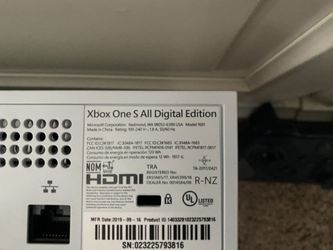 Xbox One S All-Digital Edition 1681