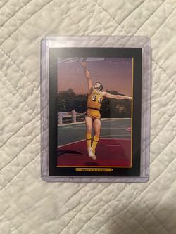 2006-07 Topps Turkey Red Black Jerry West Los Angeles Lakers #244 RARE