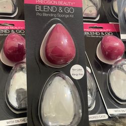 Precision Beauty BLEND & GO pro Blending Sponge Kit. 