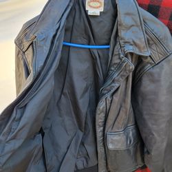 Banana Republic Leather Jacket Mens