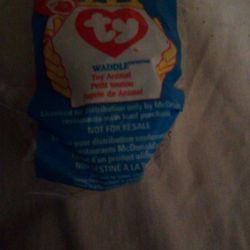 Waddle 1998 McDonald's Beanie Babies 
