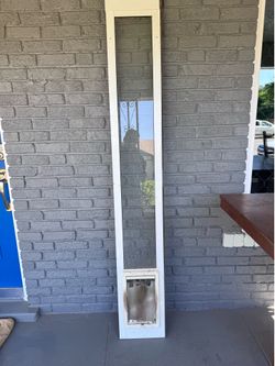 Dog door for sliding patio door