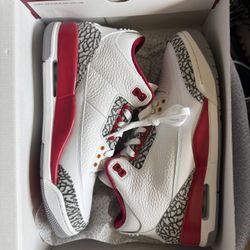 Jordan 3 Cardinal Red Size 9