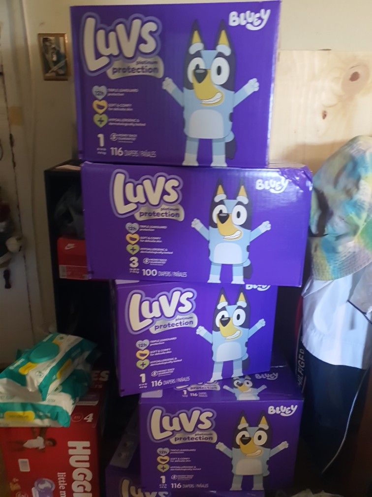 Luvs And Huggies Diapers