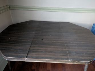 Vintage Formica Dining Table with Leaf