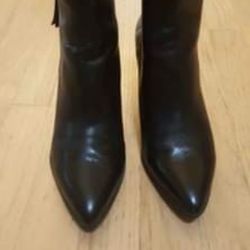 Michael Kors black leather Ankle booties 7 
