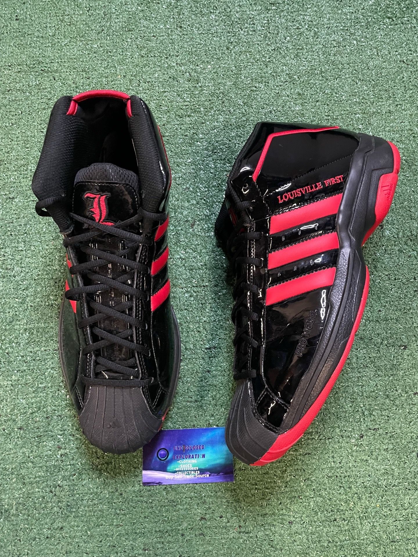 Adidas Pro Model 2G Black/Red size 14men/15.5women