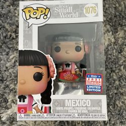 Funko Pop Mexico Disney It’s a Small World 2021 Summer Convention Exclusive