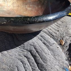 Beautiful Sink and pedestal artistic glass color