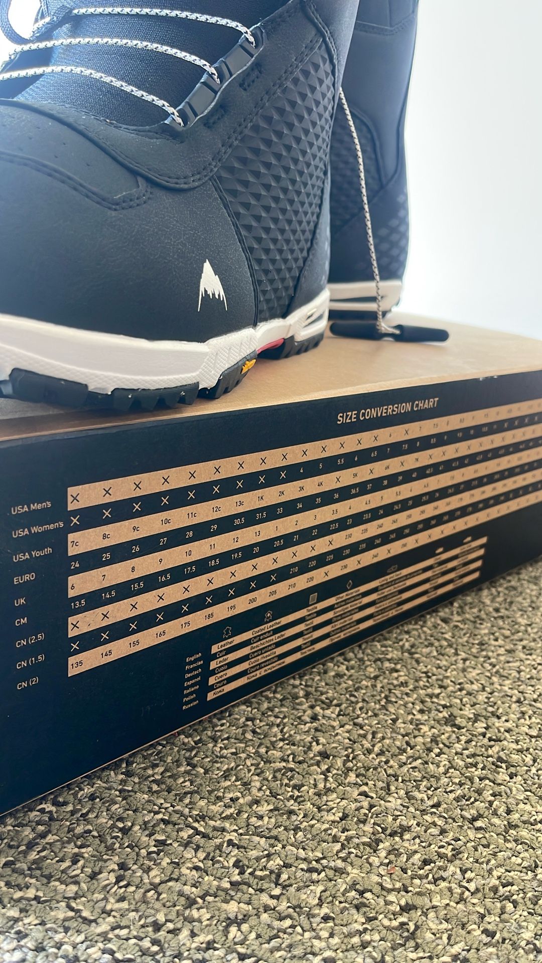 Burton Imperial Snowboard Boots Size 13 (no liner)