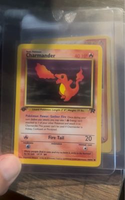 Vintage 1st Edition Team Rocket Charmander