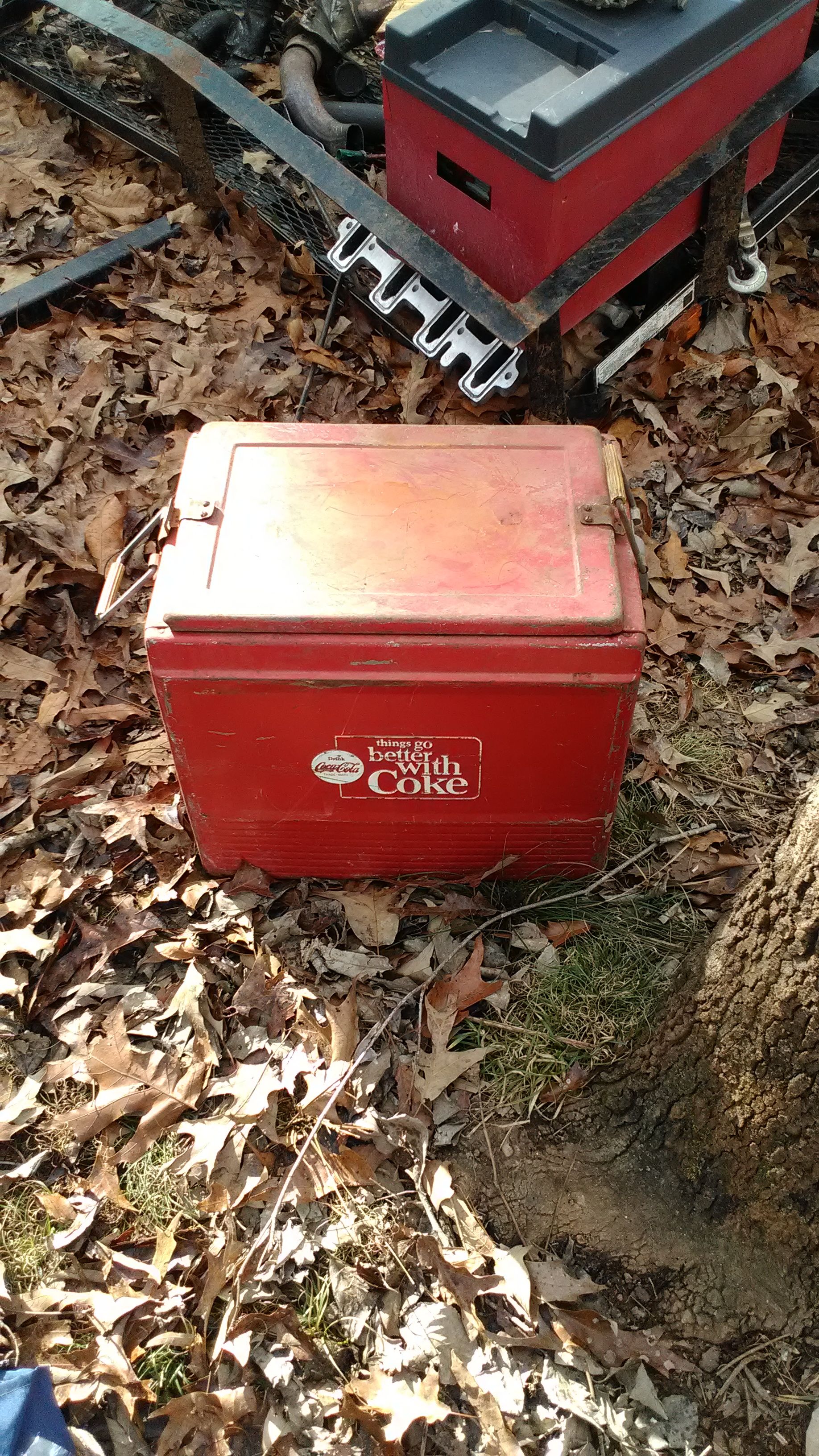 Old coke cooler from 50's