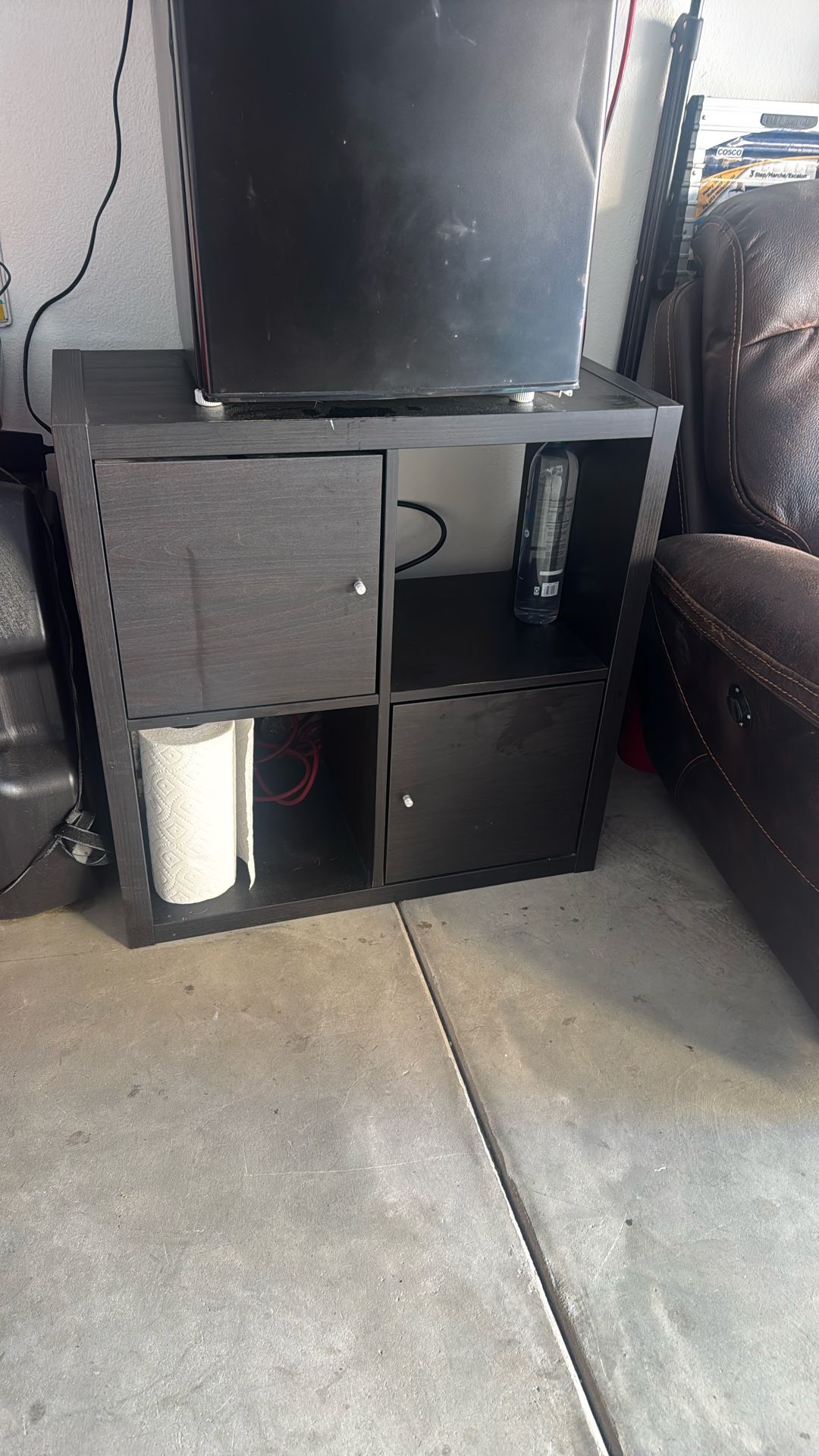 Black Cabinet/ Shelf  