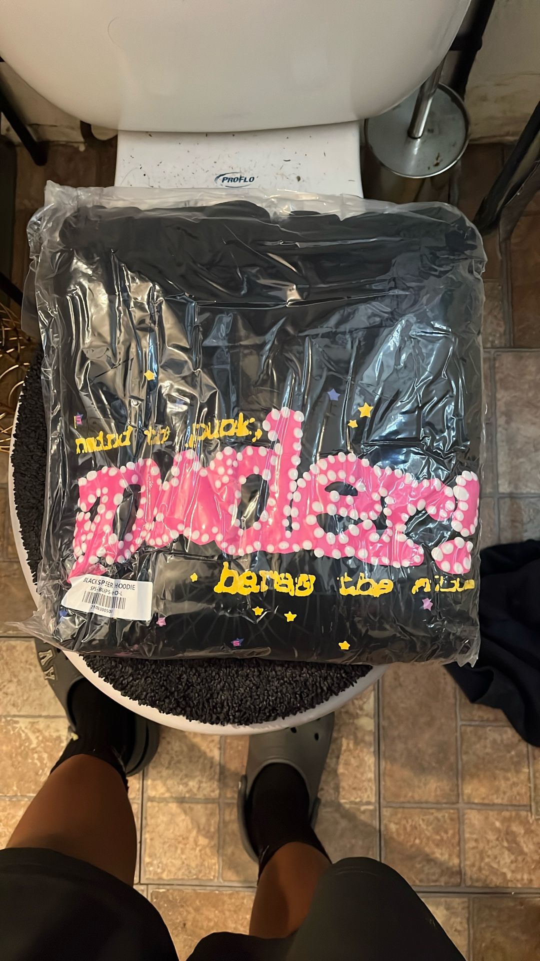 Spider Hoodie Black Look