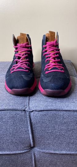 Nike Lebron 10 Ext Qs “ DENIM “ Sz 10