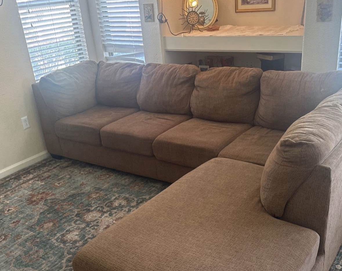 Brown Sectional Couch