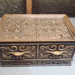 1962 Silver Pesos Money Clip / jewelry and Box Full Of Cool Stuff
