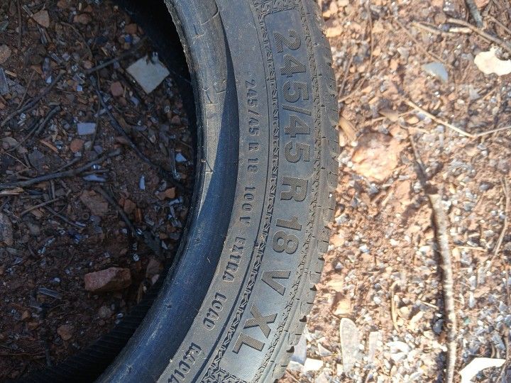Two Matching Tires