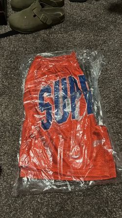 Supreme mesh rhinestone shorts SS26