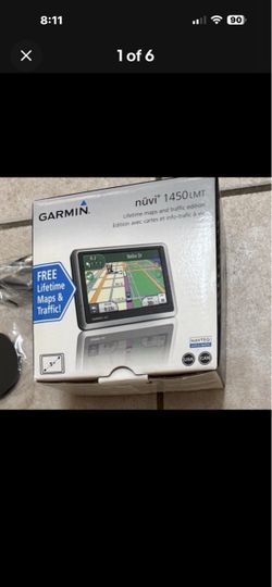 Garmin Nuvi 1450LMT Car GPS Navigator Lifetime Maps Traffic Edition Open Box