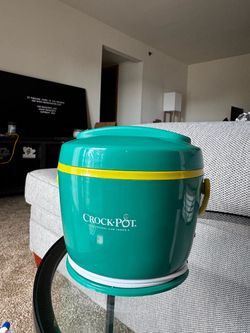 Crock-Pot Slow Cooker Teal and Yellow