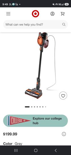 Shark corded vacum