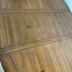Amish Made Oak Dining Room Table And Coffee Table