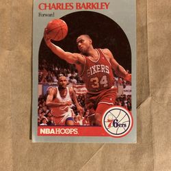 1990 Charles Barkley NBA Hoops Basketball Card 
