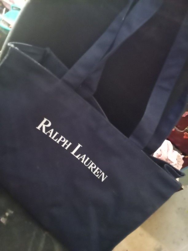 Ralph Lauren Navy Blue Colored Tote Bag In Great Condition