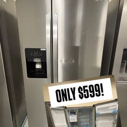 Whirlpool refrigerator with 12 month manufacture warranty