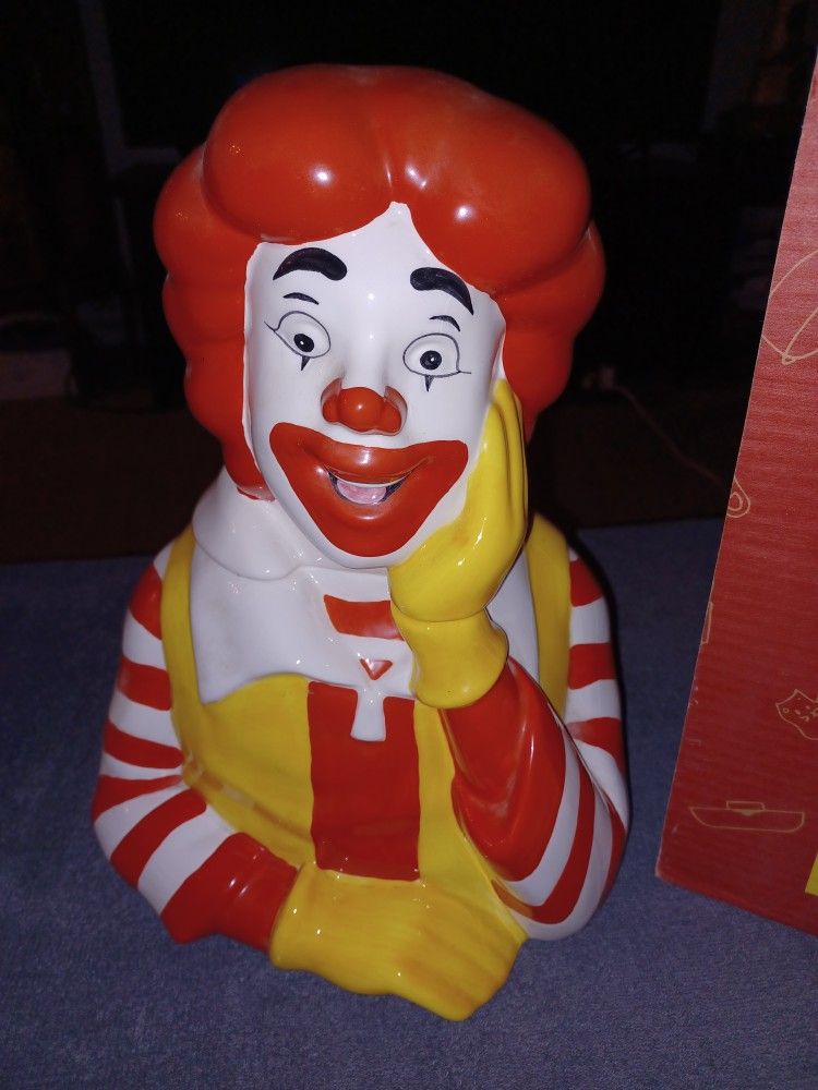 Ronald McDonald Cookie Jar