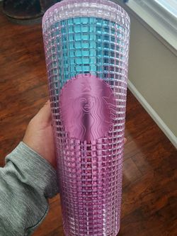 Blue/ Pink Studded Ombre