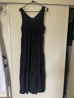Black long dress