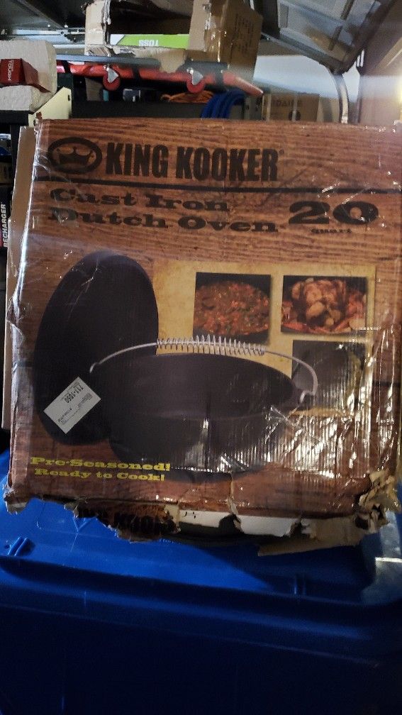 KING KOOKER 20 QUART BRAND NEW DUTCH OVEN