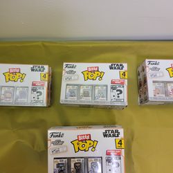 Funko Bitty Pop Star Wars 4 Pack. 2 Packs For $20