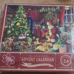 24 Day Christmas Calendar 1008 Piece Jigsaw Puzzle