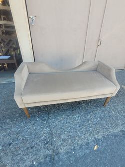 VELVET FABRIC  BENCH