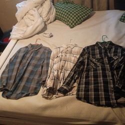 Multiple Flannels, Several Different Colorways