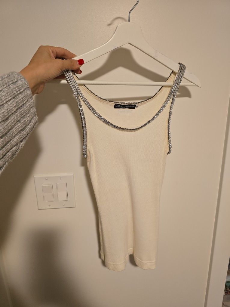 Dolce & Gabbana Diamond Tank Top Vintage