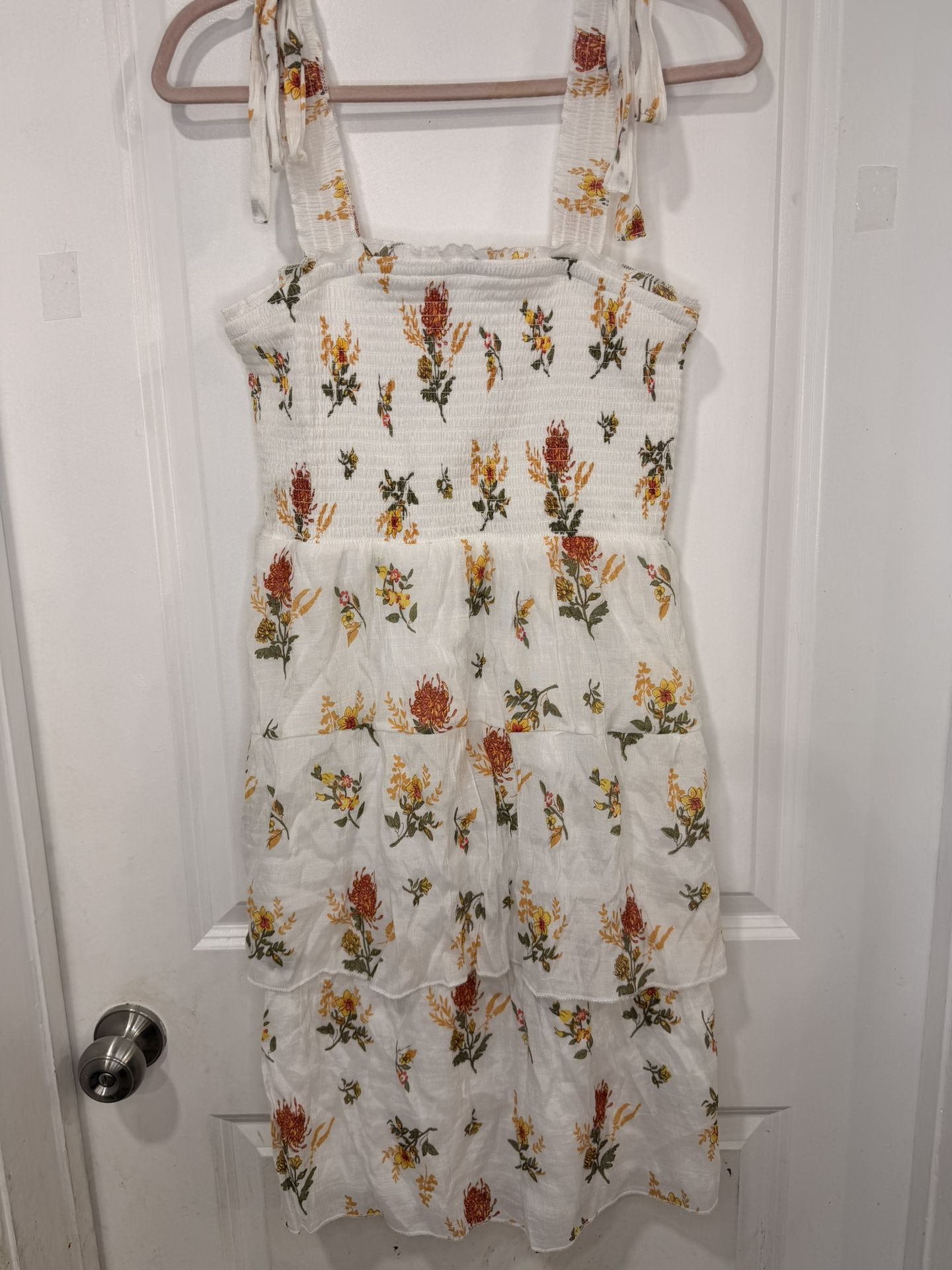Reformation Brand Mock Tiered Mini Sundress XL