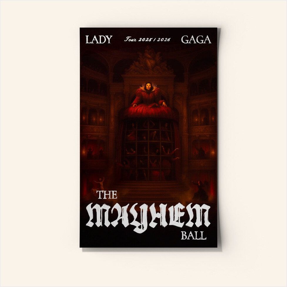 Lady Gaga Opera Haus Poster
