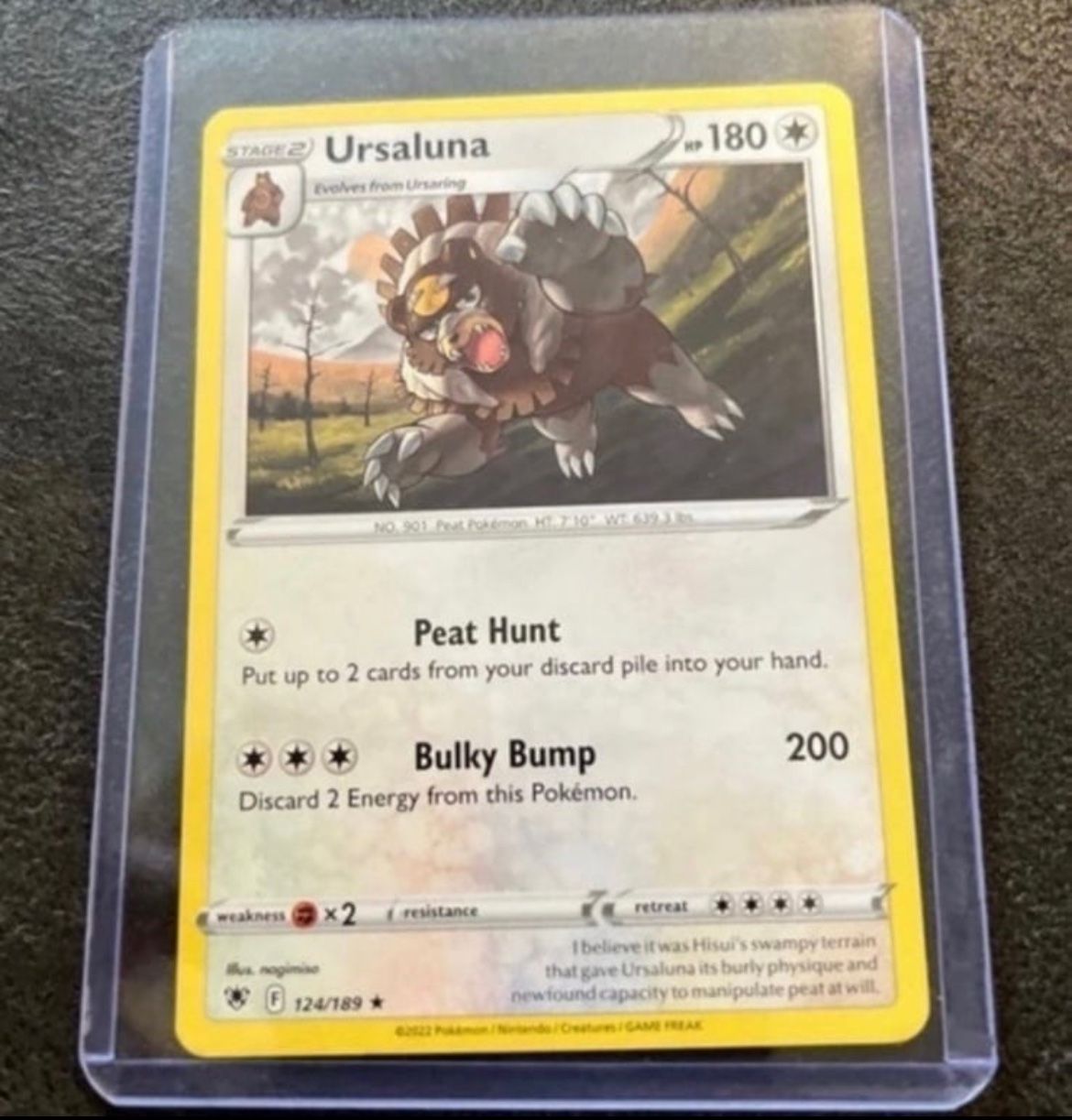 Ursaluna 124/189 Astral Radiance - Regular Rare Pokémon TCG