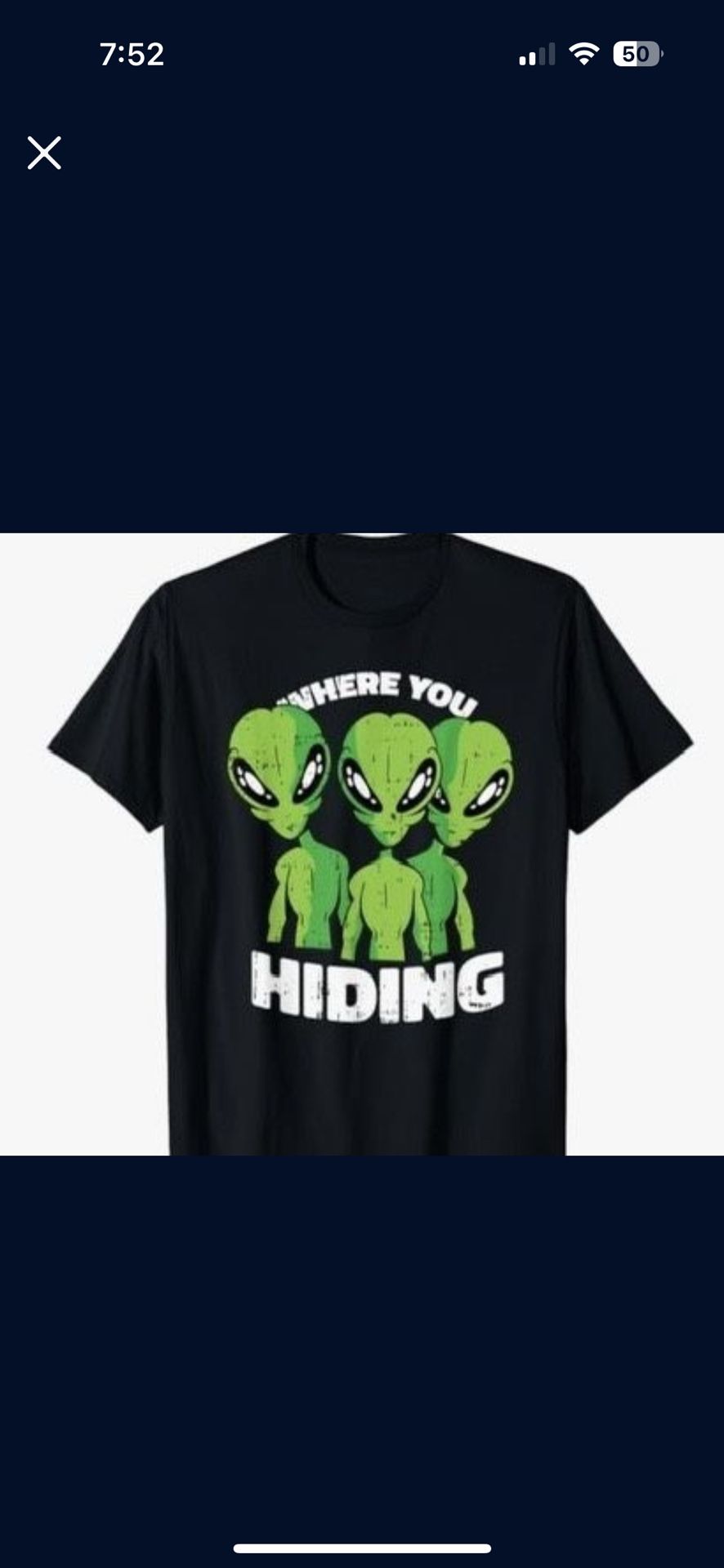 Alien Where You Hiding Halloween Costume UFO Men Women Kids T-Shirt