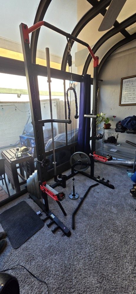 Full Squat Rack Gym Set