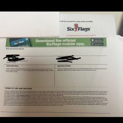 Six Flags Magic Mountain Tickets $60 Each 