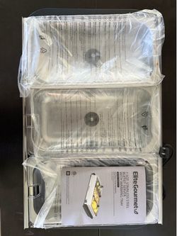 Elite Gourmet Buffet Server 3-trays