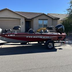 2022 Tracker Pro Team 175 TXW Tournament Edition Bass Boat Mercury 75 hp 4 Stroke 32.6 hrs