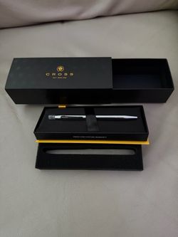 Brand New Cross Click Rollerball Pen - Lustrous Chrome (AT0625-1)