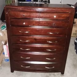 Tall Wood Dresser